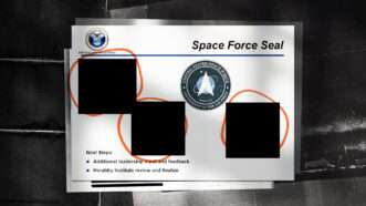 redacted air force slide | Illustration: Lex Villena | Reason