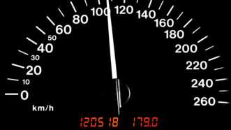 Car speedometer in kilometers per hour | Yurix | Dreamstime.com