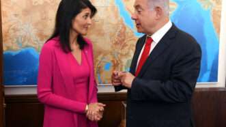 Nikki Haley and Benjamin Netanyahu | Polaris/Newscom