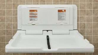 A wall-mounted diaper changing table | eBay