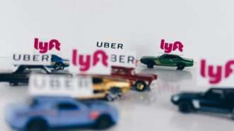 A photo illustration of toy cars as Uber and Lyft vehicles | Photo by Thought Catalog on Unsplash