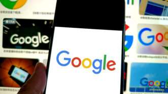 A phone showing the Google logo | Cfoto/ZUMAPRESS/Newscom