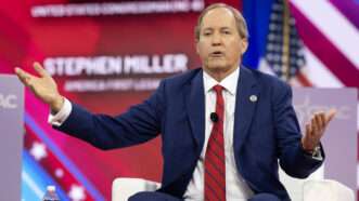 Texas Attorney General Ken Paxton speaks at the 2024 Conservative Political Action Conference | CNP/AdMedia/Sipa/Newscom