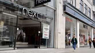 NEXT clothing storefront on Oxford Street in London. | Yujie Chen | Dreamstime.com