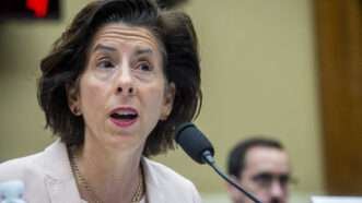 Commerce Sec. Gina Raimondo speaks before the House. | Rod Lamkey - CNP/Polaris/Newscom