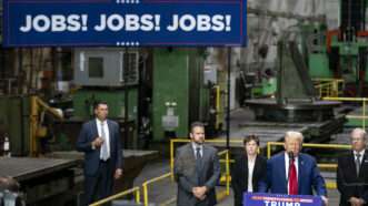 Former President Donald Trump in York, Pennsylvania, delivering remarks on the economy | BONNIE CASH/UPI/Newscom