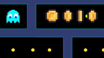 An illustration of gold coins in the style of Pacman | Illustration: iStock