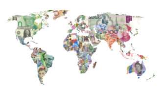 A world map is seen with different currencies | ID 86869038 © Tudor Antonel Adrian | Dreamstime.com