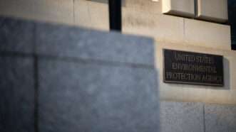 Environmental Protection Agency plaque on the William Jefferson Clinton federal building | Graeme Sloan/Sipa USA/Newscom