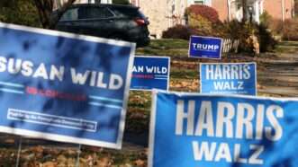 yard signs | Mirrorpix / MEGA / Newscom/ASLON2/Newscom