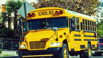 Yellow school bus in Los Angeles | Alkan2011 | Dreamstime.com