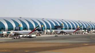 Dubai International Airport, in the United Arab Emirates | Typhoonski | Dreamstime.com