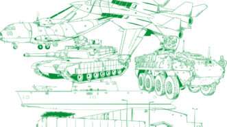 Drawings of military equipment | Illustrations: Mladjana P./Fiverr