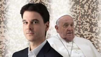 the pope and Brian Muraresku | Alessia GiulianiIPA/Sipa USA/Newscom