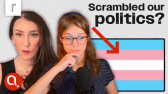 Brianna Wu (left) and TafTaj (right) join Just Asking Questions | Graphic by John Osterhoudt