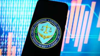 Federal Trade Commission logo on smartphone screen | Omar Marques/ZUMAPRESS/Newscom