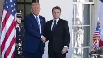 President Trump and French President Macron | Chris Kleponis - CNP/Polaris/Newscom