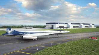 Render of Boom Supersonic's planned Overture aircraft. | Abaca Press/Abaca/Sipa USA/Newscom