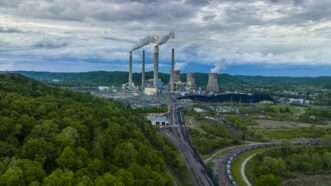 Aerial view of Jon Amos Power plant shows smoke stacks and cooling in Coal, Poca, West Virginia. | Joe Sohm/Visions of America/Joseph Sohm/Universal Images Group/Newscom