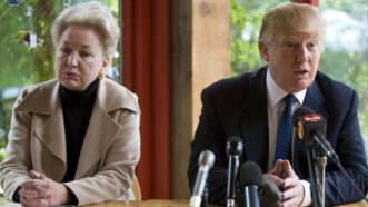 Maryanne Trump Barry with Donald Trump in 2016 | Murdo Macleod/Polaris/Newscom