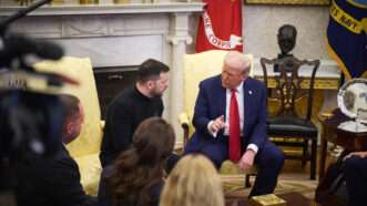 Ukrainian President Zelenskyy and President Trump in the Oval Office | POU/ZUMAPRESS/Newscom