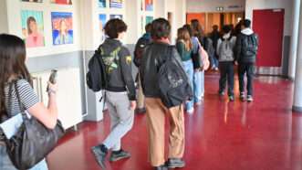 Students walking in a school hallway | Stevens Tomas/ZUMAPRESS/Newscom