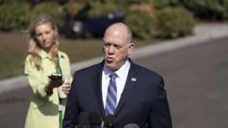 Tom Homan talks to the media | Chris Kleponis/ZUMAPRESS/Newscom