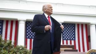 President Donald Trump in the White House Rose Garden | CNP/AdMedia/Sipa/Newscom