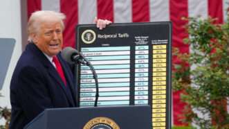 President Donald Trump signs two executive orders on April 2 instituting tariffs |  Andrew Leyden/ZUMAPRESS/Newscom