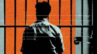 Man in jail with bars | lllustration: Eddie Marshall | Midjourney