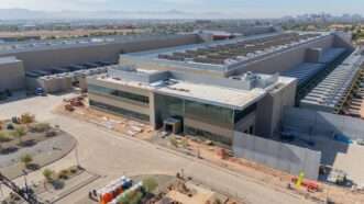 Aerial view of a data center under construction. | ID 348250050 ©  Wirestock | Dreamstime.com