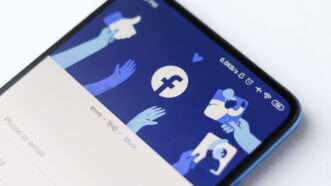 The Facebook login screen on a phone in India. | Seemanta Dutta | Dreamstime.com