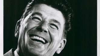 A photo of Ronald Reagan smiling | Photo: Ronald Reagan, 1968; Keystone Press/Alamy