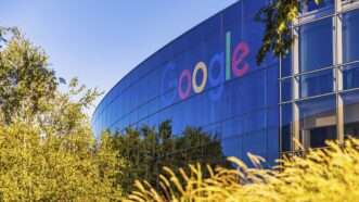 The Google logo seen at its Headquarters | imageBROKER/Offenberg/Newscom