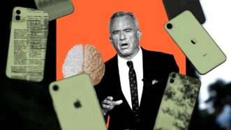 Robert F. Kennedy Jr. | Illustration: Eddie Marshall | Chris Kleponis | CNP | Polaris | Newscom | Midjourney
