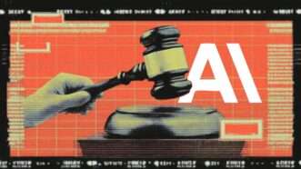 Illustration of a judge's gavel | Illustration: Eddie Marshall | Midjourney