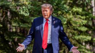 President Donald Trump at the G7 summit | Michael Kappeler/Pool/IMAGO/dts/Nachrichtenagentur/Newscom