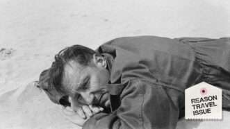 book2 | Photo: William Burroughs resting on beach; Allen Ginsberg/Corbis/Getty