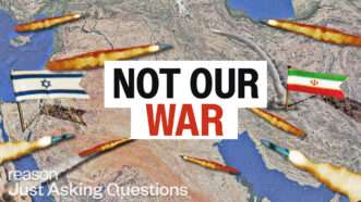 A map with missiles and the caption "Not our war" | Illustration: Edward Marshall