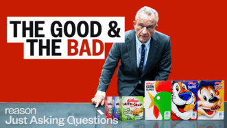 Robert F. Kennedy Jr. next to text that says "The good & the bad". | Graphic by Eddie Marshall