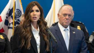 Kristi Noem and Tom Homan | Barry Williams/TNS/Newscom