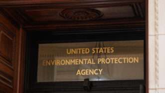 A sign for the U.S. Environmental Protection Agency | Aaron Schwartz/Sipa USA/Newscom