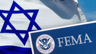 FEMA logo in front of the Israeli flag | Illustration: Eddie Marshall | Anke Van | Dreamstime.com |