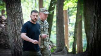 Ukrainian President Zelenskyy | Presidential Office of Ukraine/picture alliance / SvenSimon-ThePresidentialOfficeU/Newscom