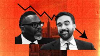 Brandon Johnson and Zohran Mamdani | Illustration: Eddie Marshall; Ron Adar/ZUMAPRESS/Newscom, Eileen T. Meslar/TNS/Newscom
