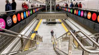 A stairway in a subway station | Photo: Judie Long/Alamy