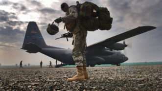 A C-130H2 Hercules aircraft at Bagram Air Base, Afghanistan on March 8, 2006. | Master Sgt. Lance Cheung, U.S. Air Force
