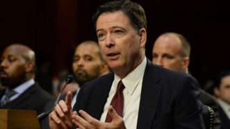 Former FBI Director James Comey testifies before the Senate Judiciary Committee in 2017 | Christy Bowe/Zuma Press/Newscom