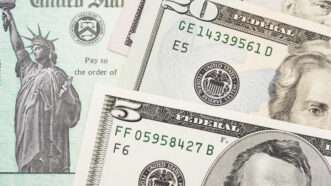A stack of cash | ID <a href="https://www.dreamstime.com/stock-images-tax-refund-cheque-image5740484">5740484</a> ©  <a href="https://www.dreamstime.com/karenr_info">Karenr</a> | <a href="https://www.dreamstime.com/">Dreamstime.com</a>