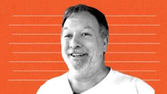 Larry Bushart after his release from jail. | Illustration: Eddie Marshall | Midjourney